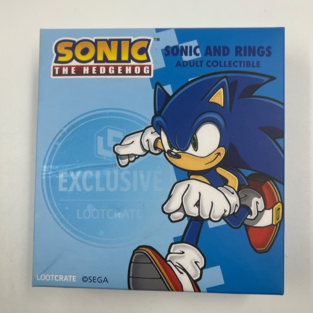 Sonic And Rings Adult Collectible Hedgehog Lootcrate New!
